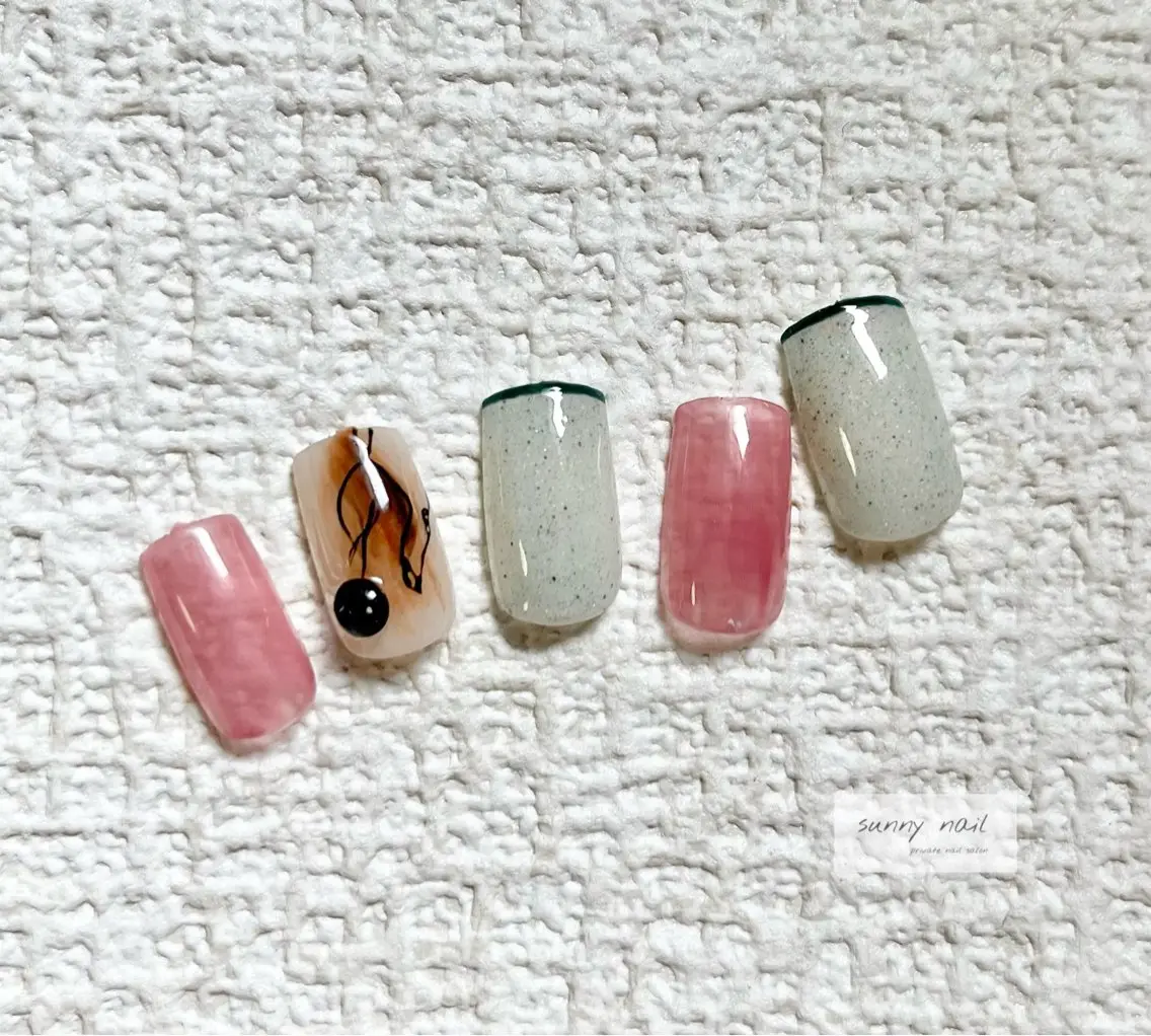 ネイル カジュアル ピンク sunny nailのネイルデザイン