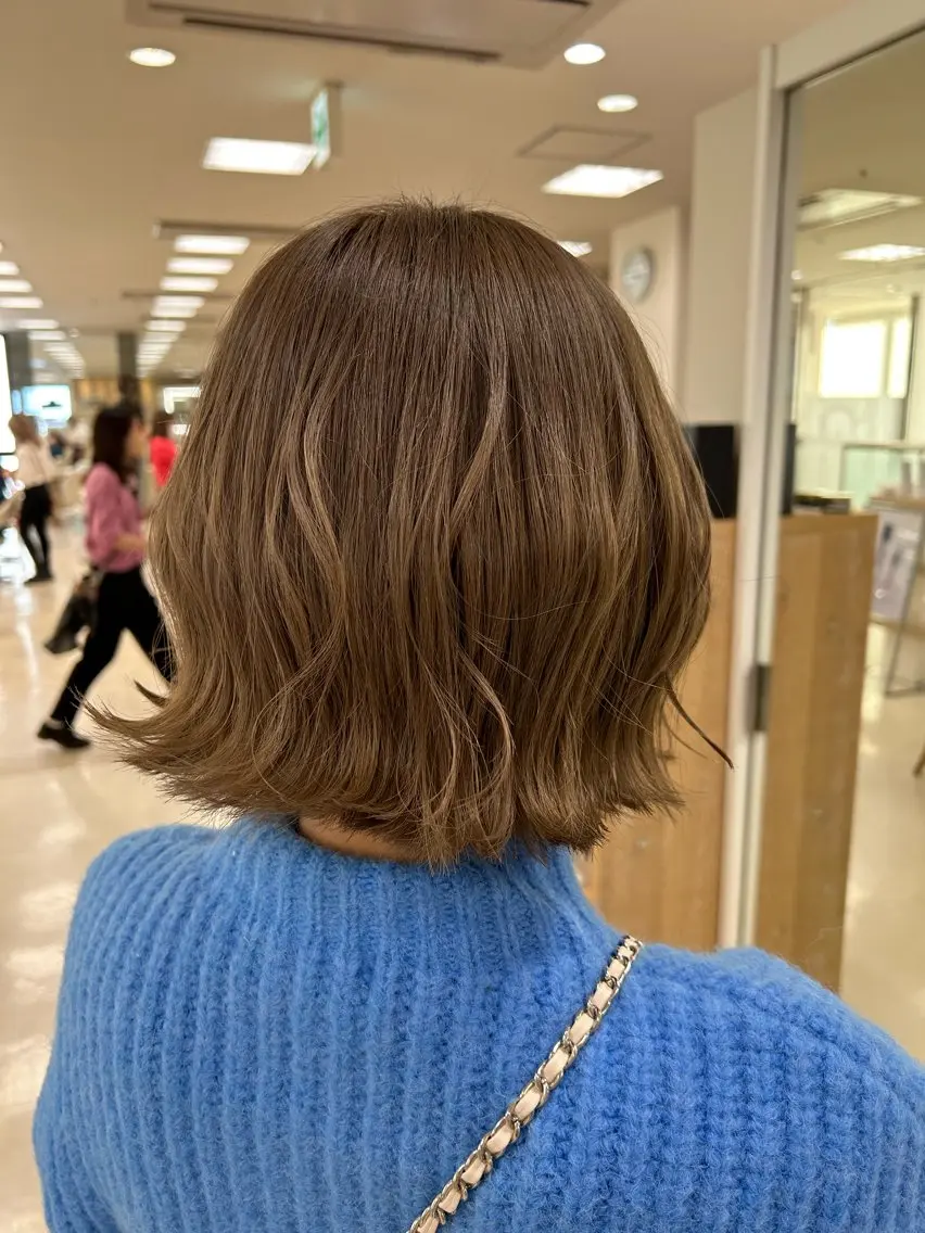 カラー 💜暖色系カラー/ ブリーチカラー💜のヘアスタイル