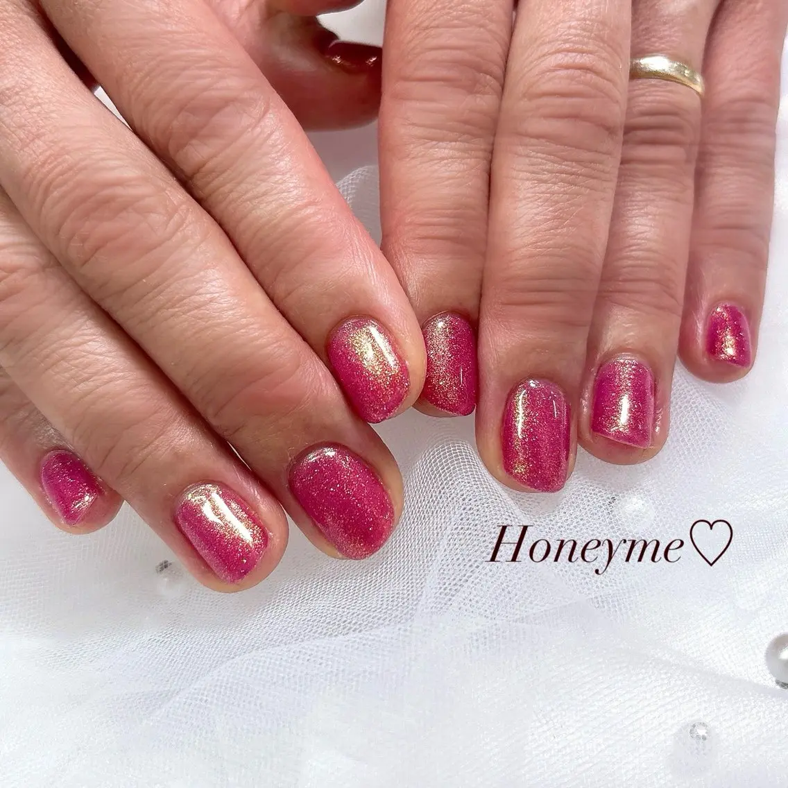 ネイル ハンドネイル Honey me ❁⃘*.゚のネイルデザイン