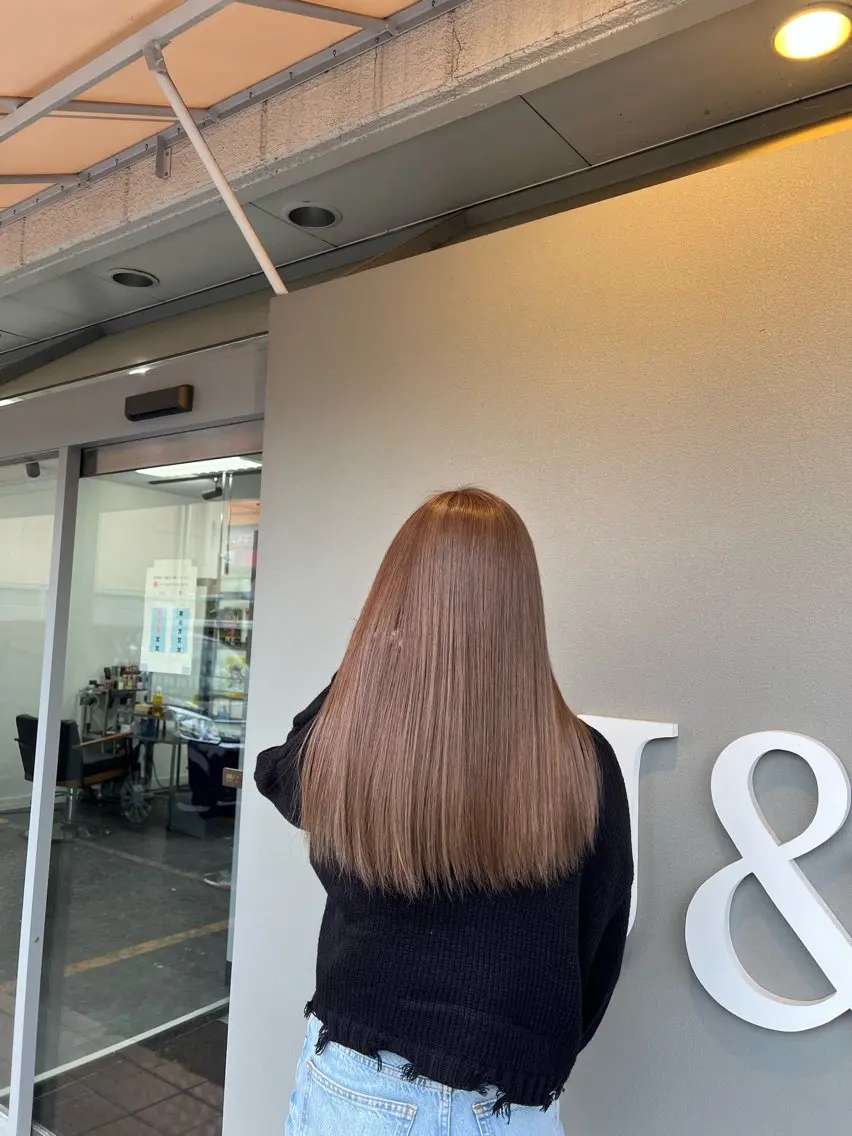セミロング カラー ヘアアレンジ ヘアカラー トリートメント 大塚 貴之のヘアスタイル