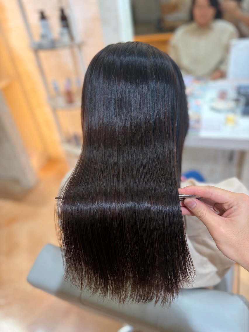 ミディアム 髪質改善特化/縮毛矯 正特化/Sorutoのヘアスタイル