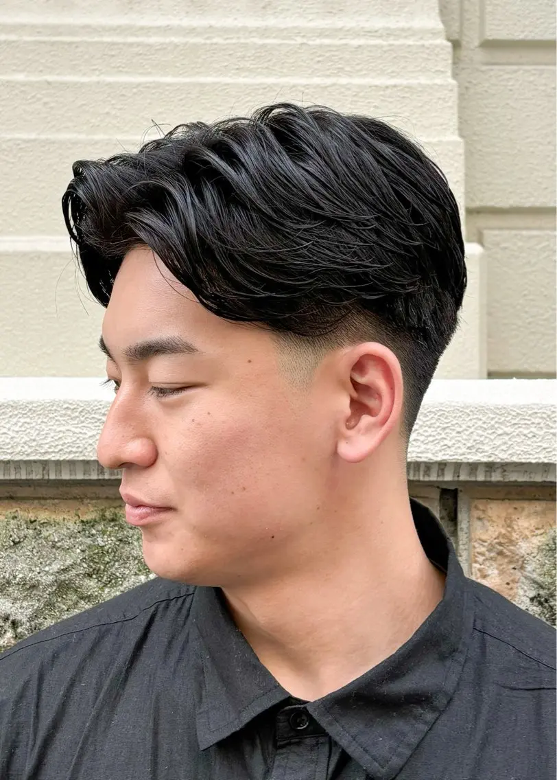 ショート パーマ メンズ メンズパーマ ニュアンスパーマ カット パーマ 三宮メンズカット ヨシイッキのヘアスタイル