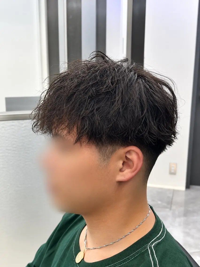 パーマ メンズ カット パーマ 💈メンズ特化💈 康誠💈理容免許取得のヘアスタイル
