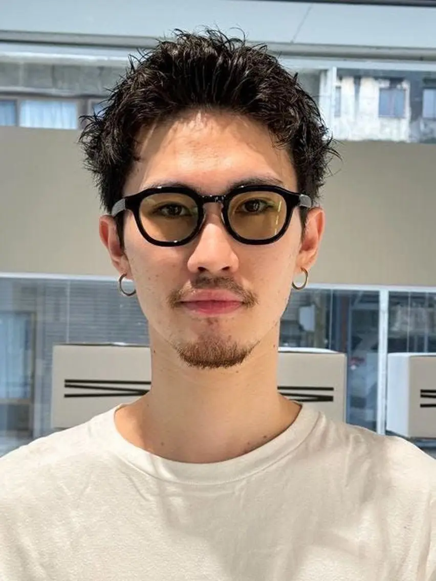 ショート パーマ メンズ カット パーマ kohei 【期間限定募集】のヘアスタイル