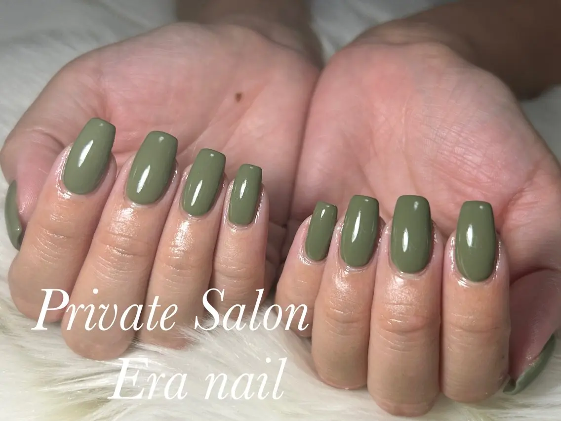 ネイル ワンカラーネイル ハンドネイル Era nailのネイルデザイン
