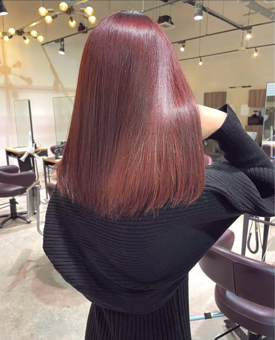 セミロング カラー GRANDEUR natsukiのヘアスタイル