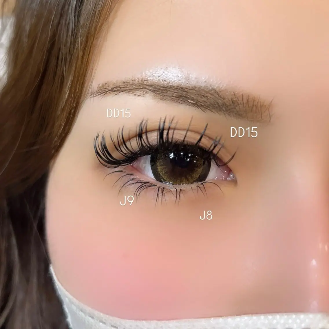 マツエク・マツパ マツエク eyelash Anmut Lunaのマツエク・マツパデザイン
