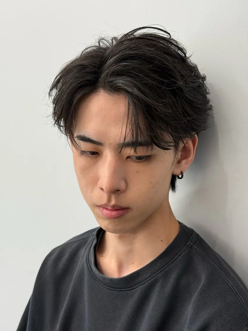 メンズカット＋シャンプーの写真