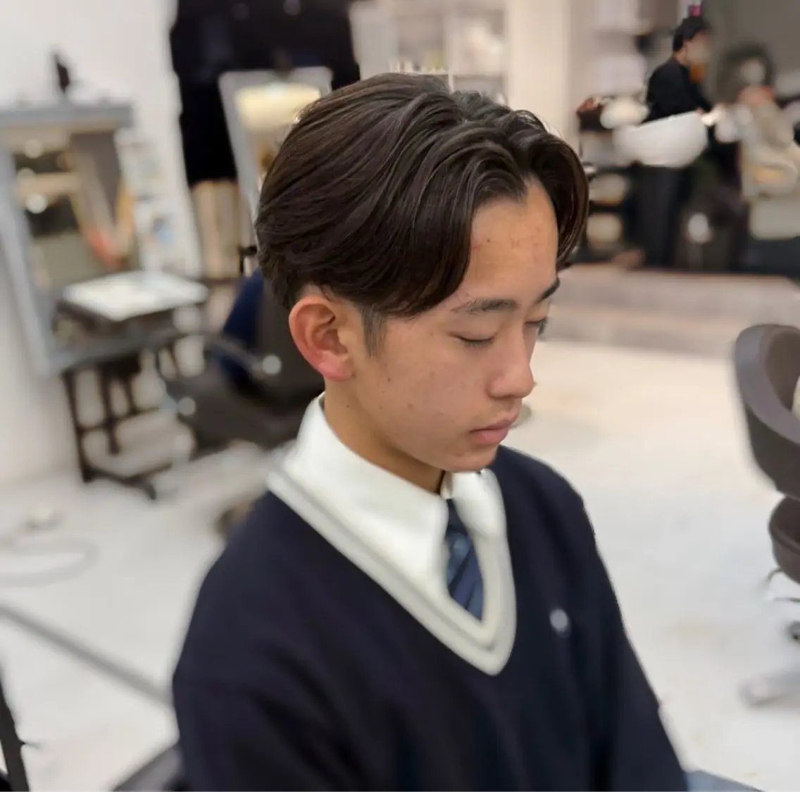 ご新規様🉐平日直前割‼️【メンズ】カット✂️＋パーマ🌀＋トリートメント🫧の写真