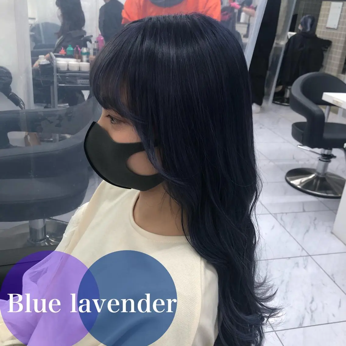 セミロング カラー パーマ ヘアアレンジ キッズ ネイル マツエク・マツパ 🦋縮毛/韓国レイヤ ー/透明感カラー🦋のヘアスタイル