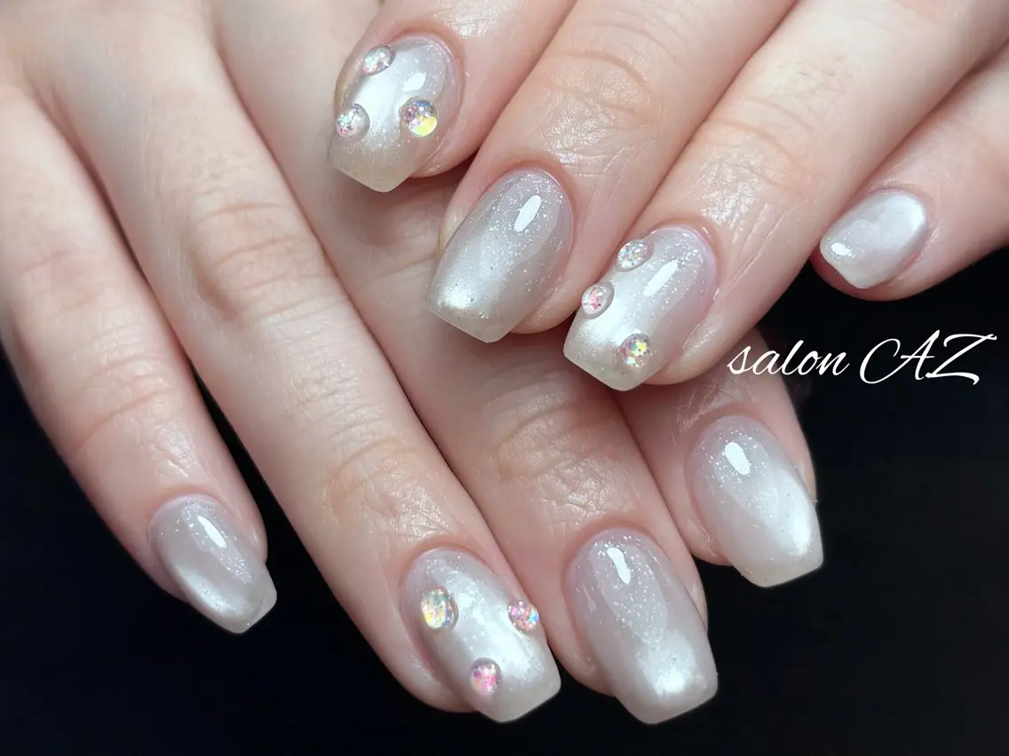 ネイル アートネイル フットネイル フレンチネイル マグネットネイル 持ち込み ハンドネイル salon AZのネイルデザイン