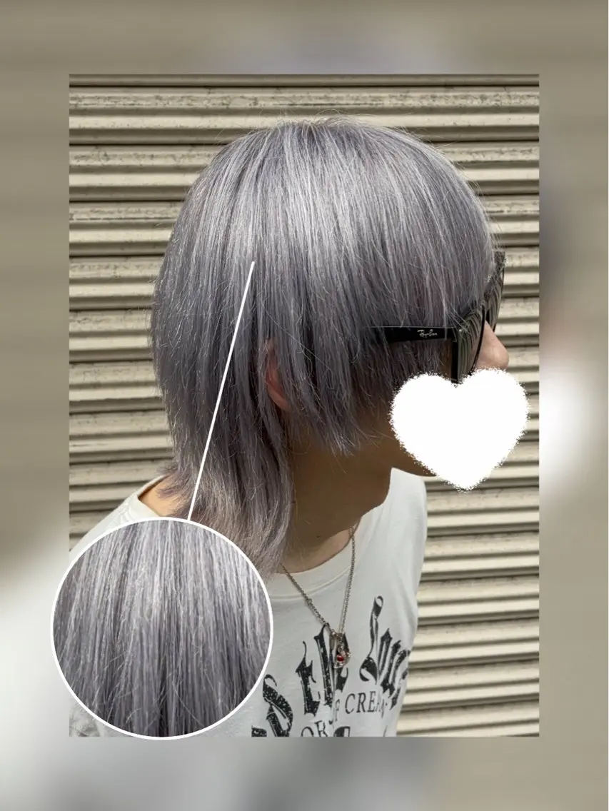 【イメチェンに最適‼️】カット+Wカラー+内部補修トリートメント❤️🔥の写真