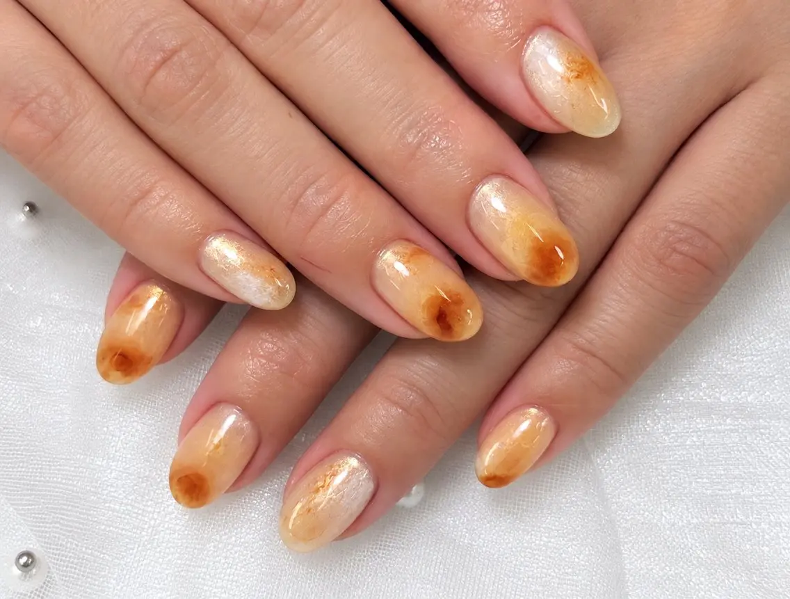 【新規オフ無料】💅10本ニュアンスデザインコース💰8380　持ち込み大歓迎🙆‍♀️の写真