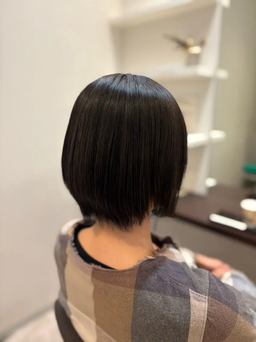 ショート ショートヘア 縮毛矯正 カット 縮毛矯正 山下ちひろ/似合わせ /髪質改善/縮毛矯正のヘアスタイル
