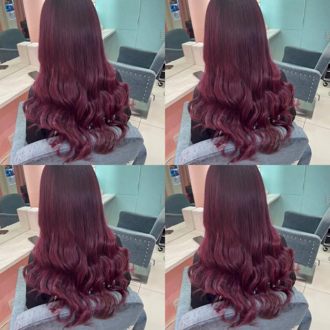 ロング カラー カシス 🌷MAYU 🌷のヘアスタイル