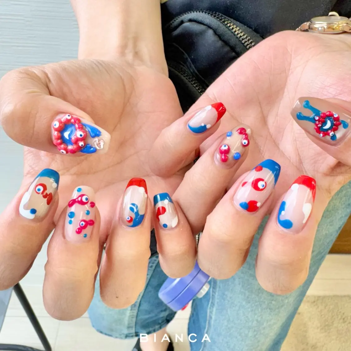 ネイル アートネイル ハンドネイル Bianca大宮 Nail*森澤のネイルデザイン