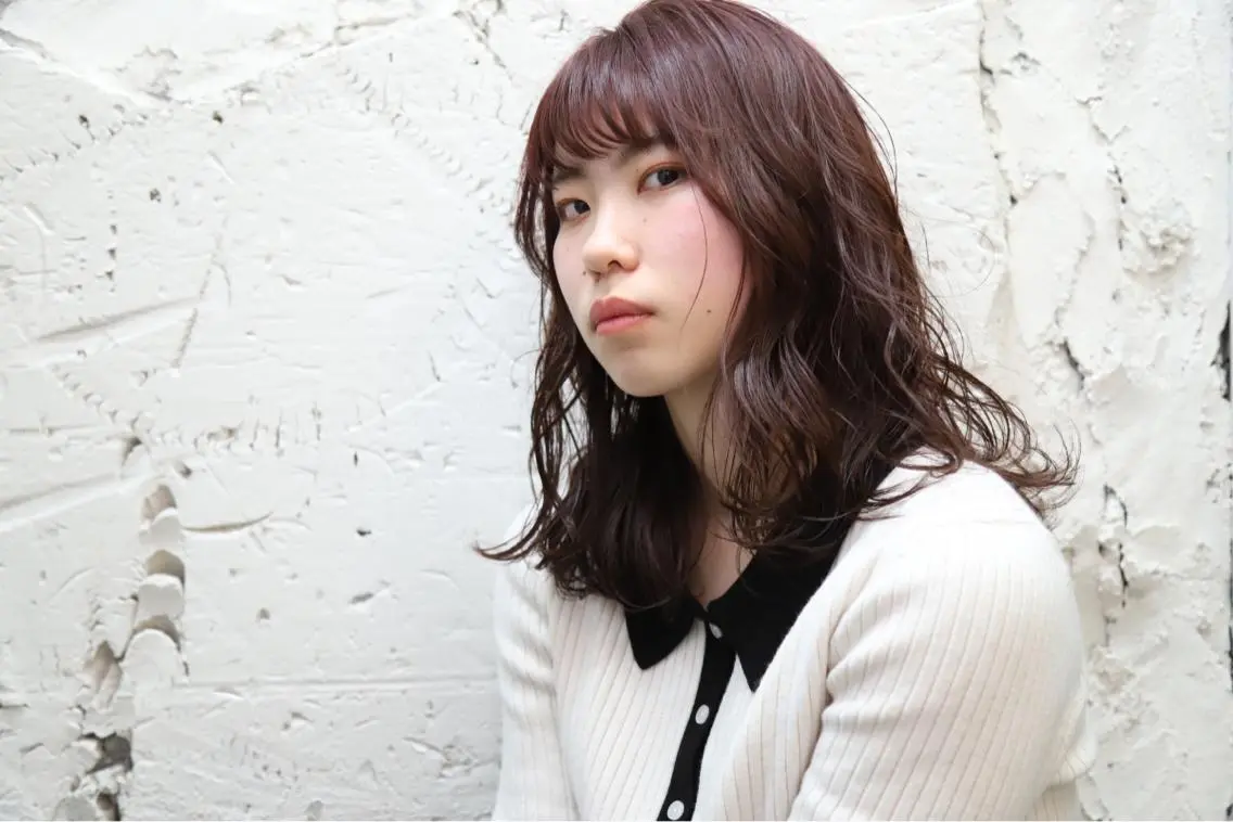セミロング 中山 泰徳のヘアスタイル