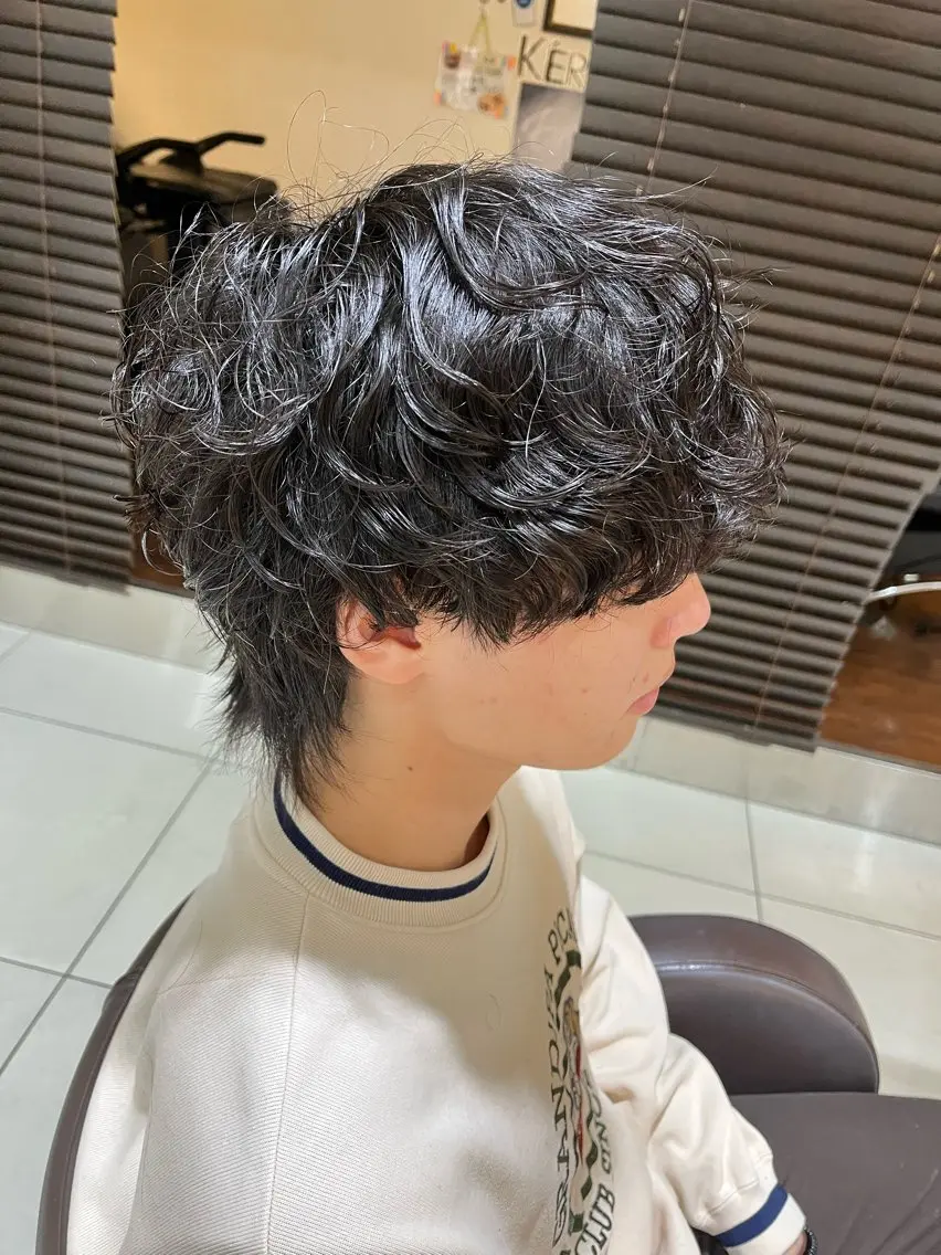 ミディアム メンズ ミディアムパーマ メンズパーマ Eleanor枚方店 /梅木雄治のヘアスタイル