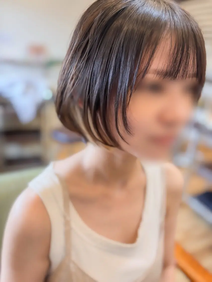 ショート 加藤 彩のヘアスタイル