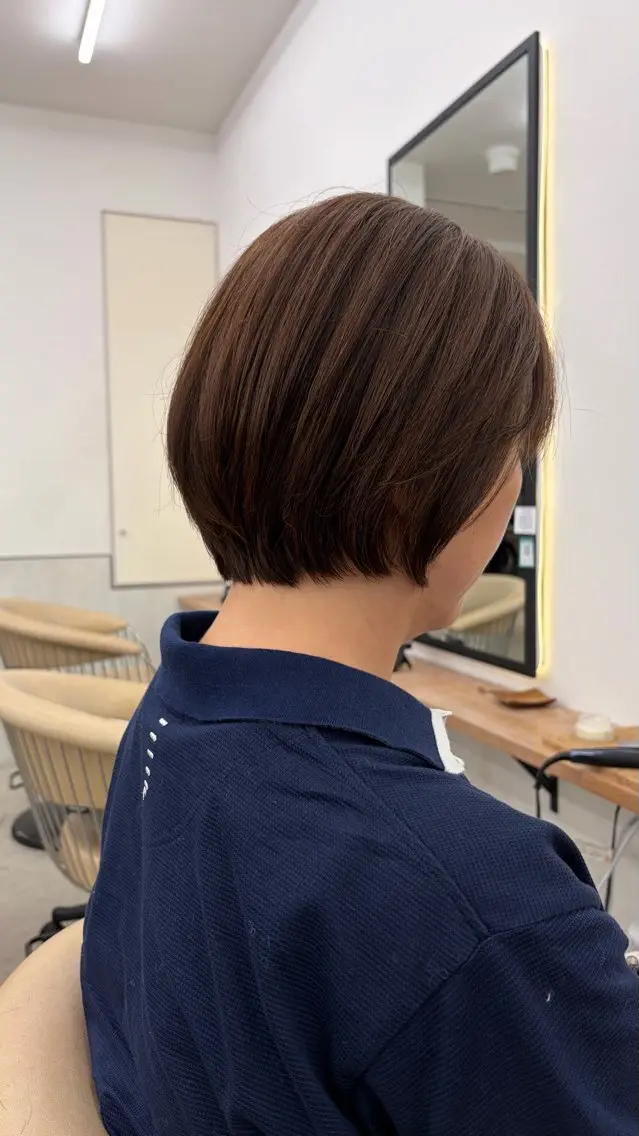 ショート くろかわ まいのヘアスタイル
