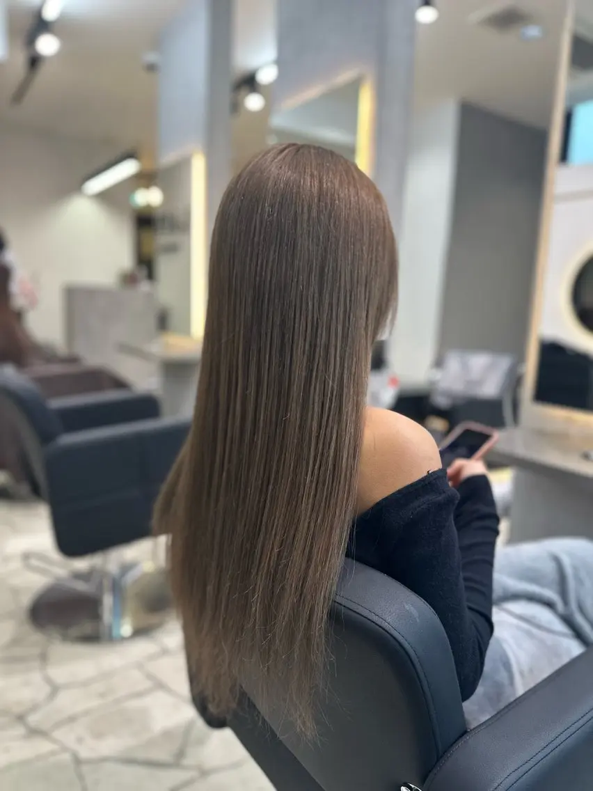 セミロング シールエクステ エクステ 店長山田 やまでぃーのヘアスタイル