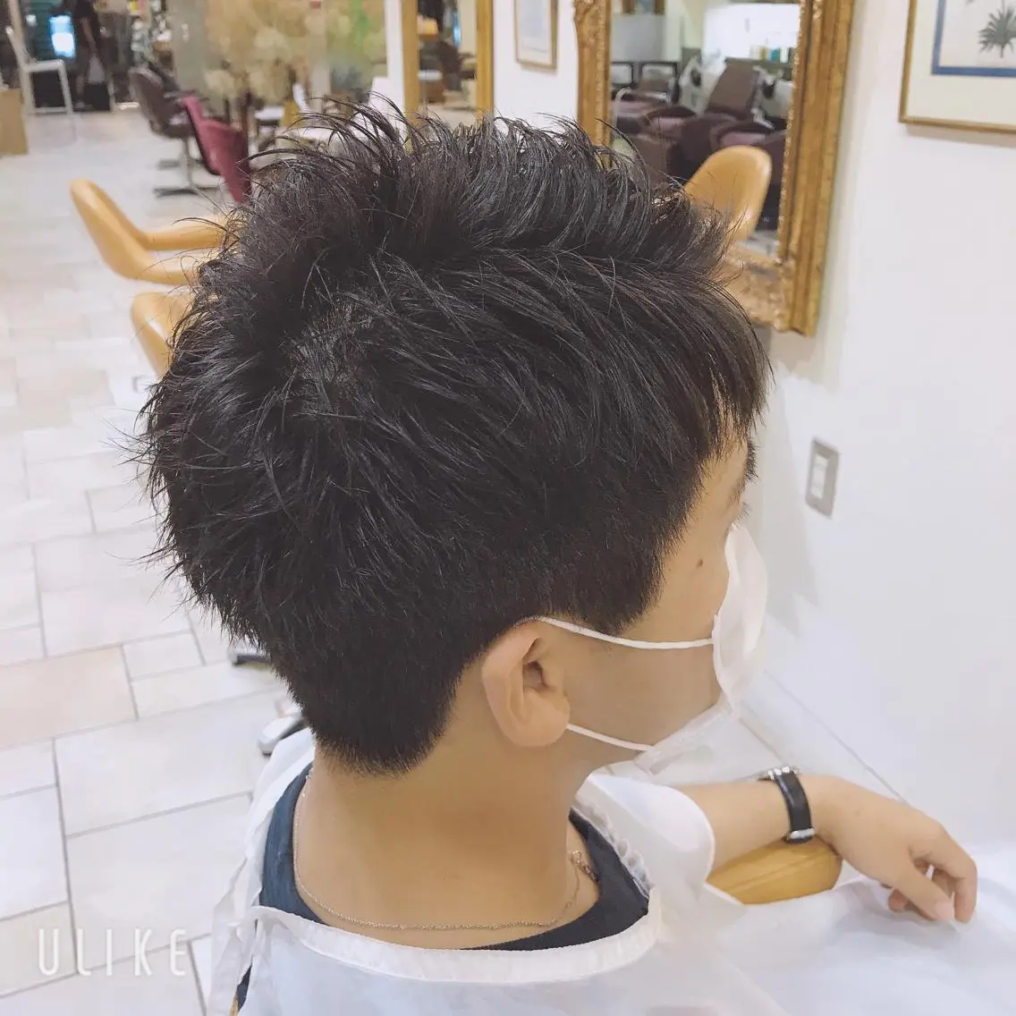 ショート メンズ 安藤 沙妃のヘアスタイル
