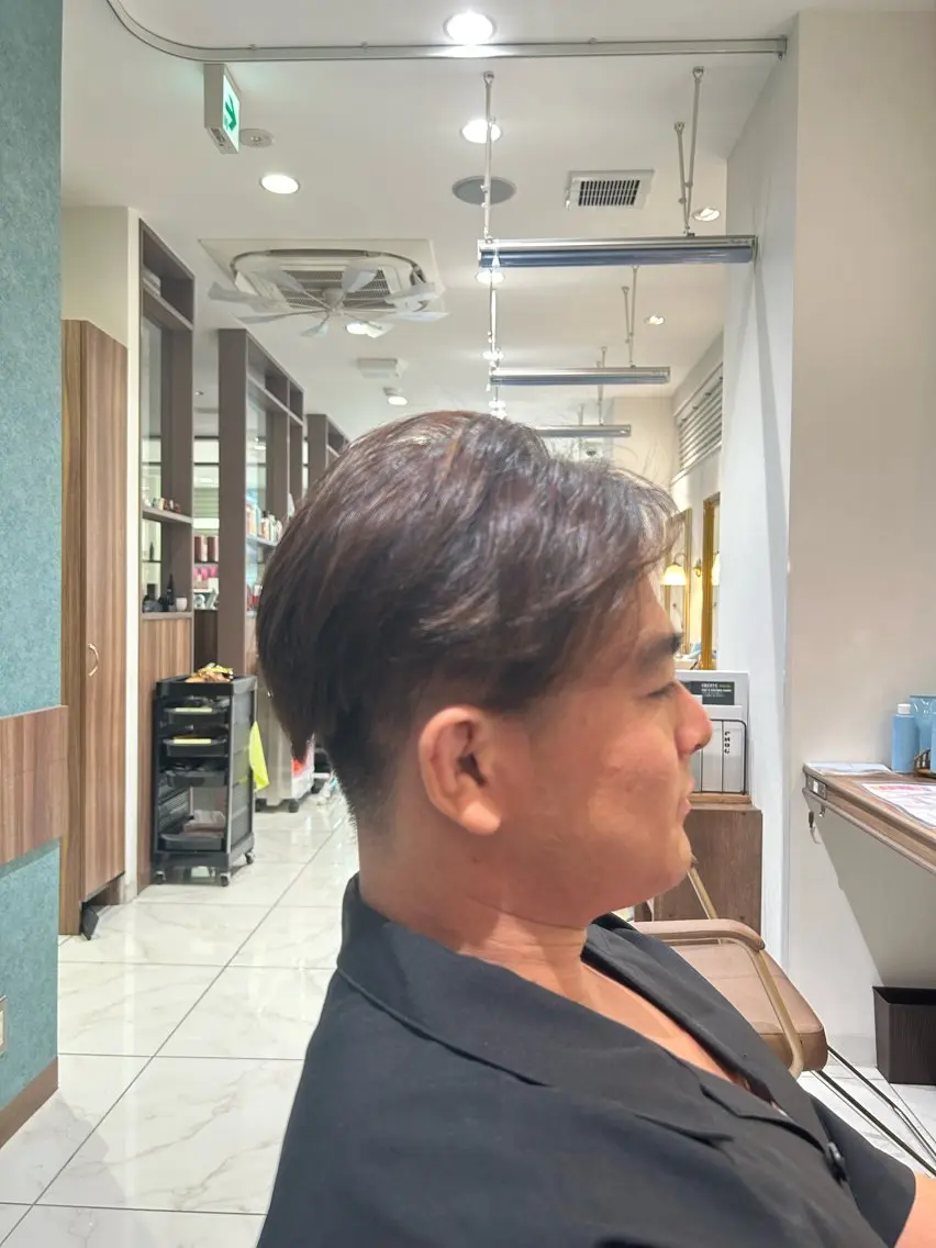 パーマ メンズ マッシュ メンズパーマ フェザーパーマ 🌎Rino🔚のヘアスタイル