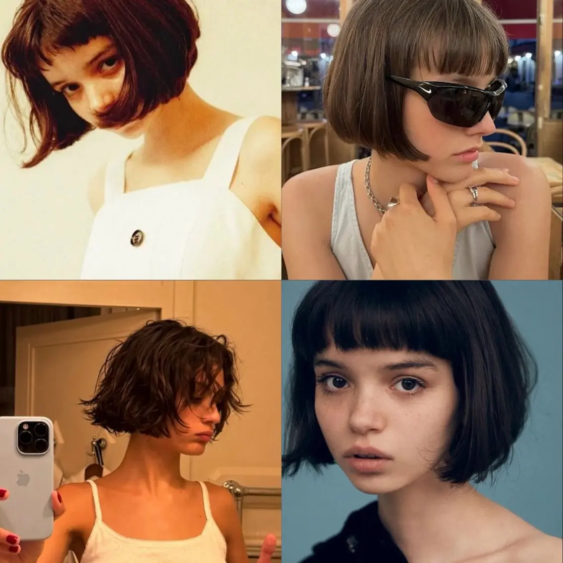 ボブカットモデルの写真