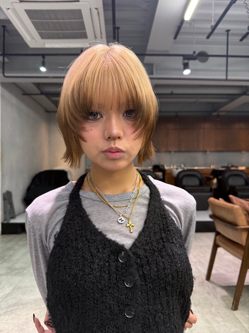 カラー デザインカラー ヘアカラー Un ami／ RINONのヘアスタイル