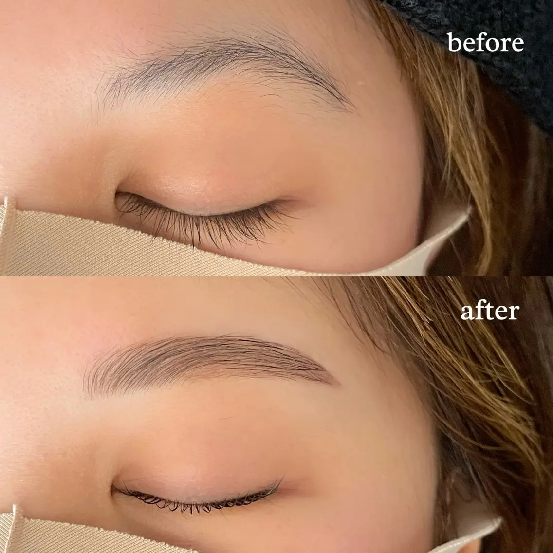 アイブロウ ojos 一柳 若奈の眉毛・アイブロウイメージ