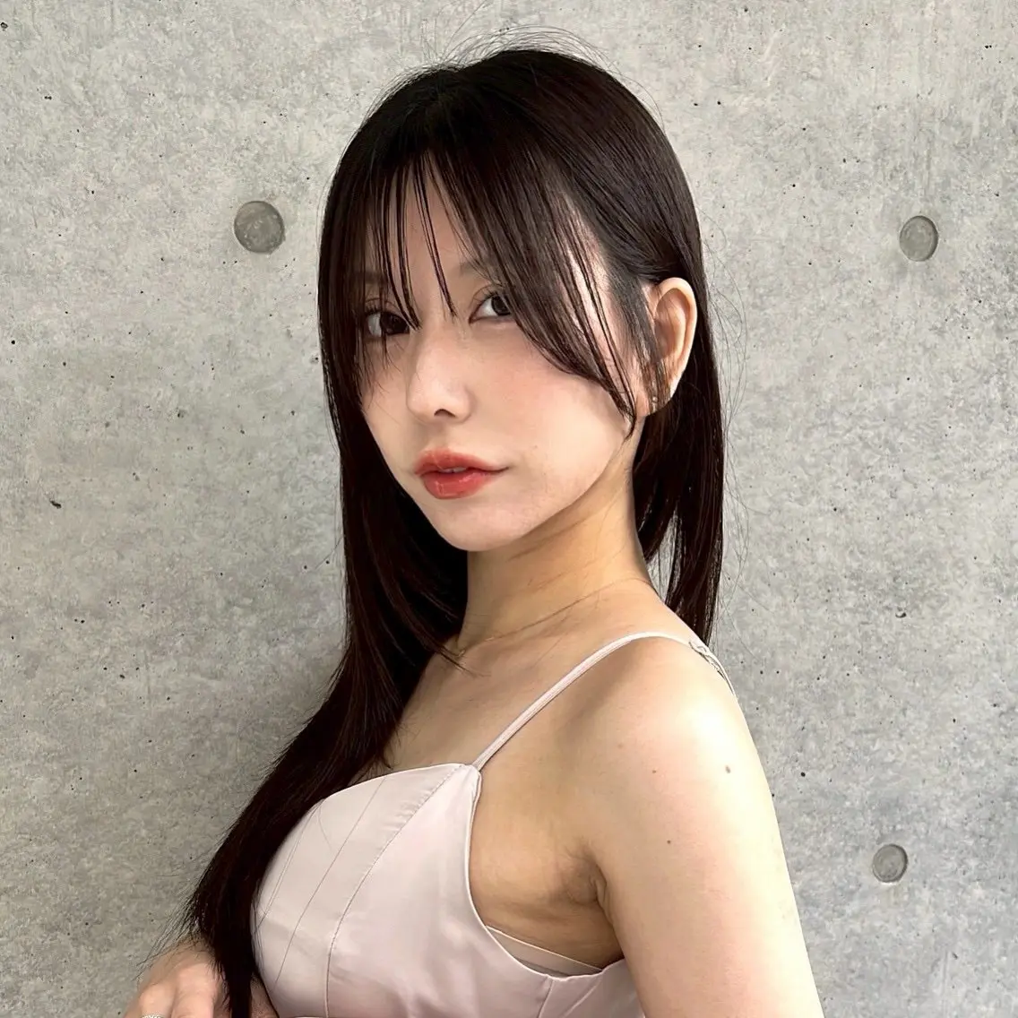 ロング カット 縮毛矯正 トリートメント エクステ・レイヤ ーカット松下宗翔のヘアスタイル