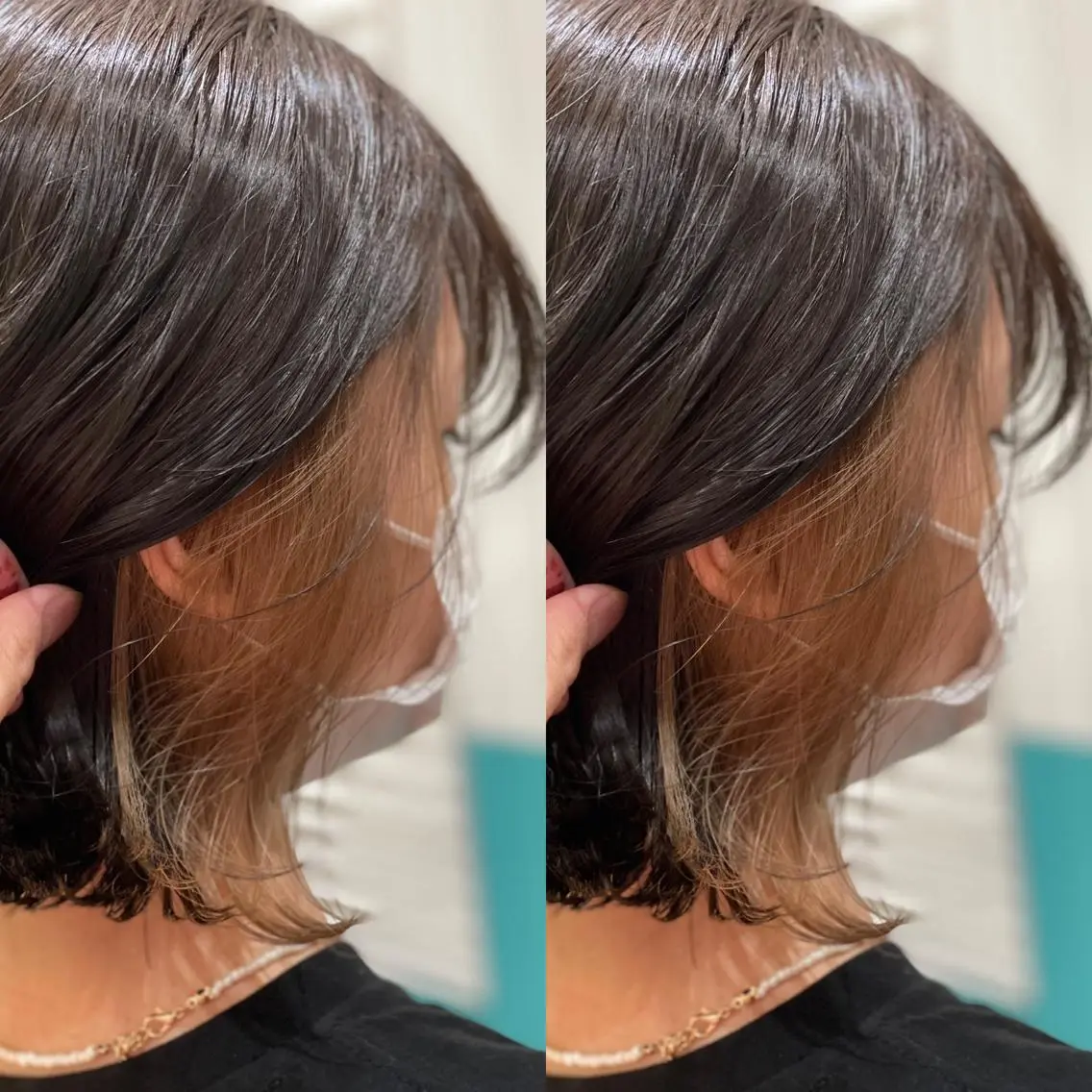 ミディアム カラー ベージュカラー ミルクティーベージュ Snaly カラー特化ページのヘアスタイル