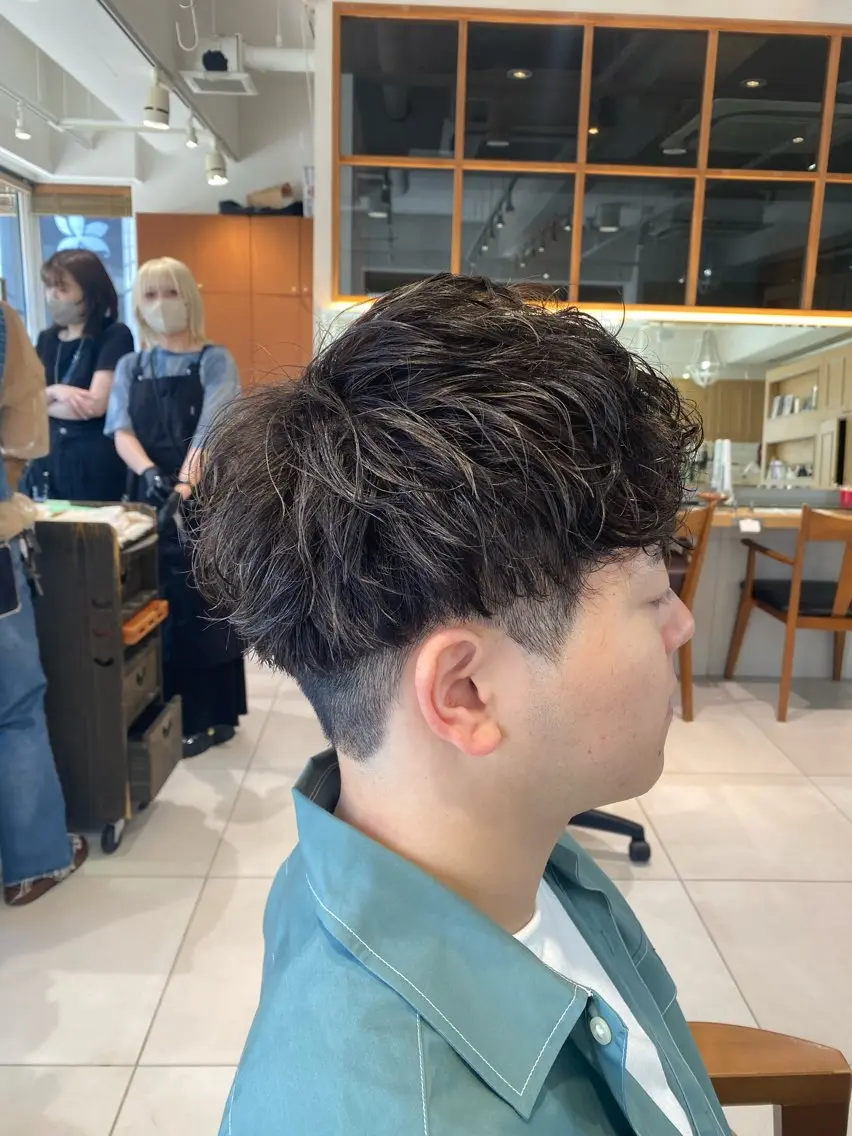 カラー パーマ ヘアアレンジ メンズ カット パーマ メンズパーマの巨匠 鈴木純のヘアスタイル