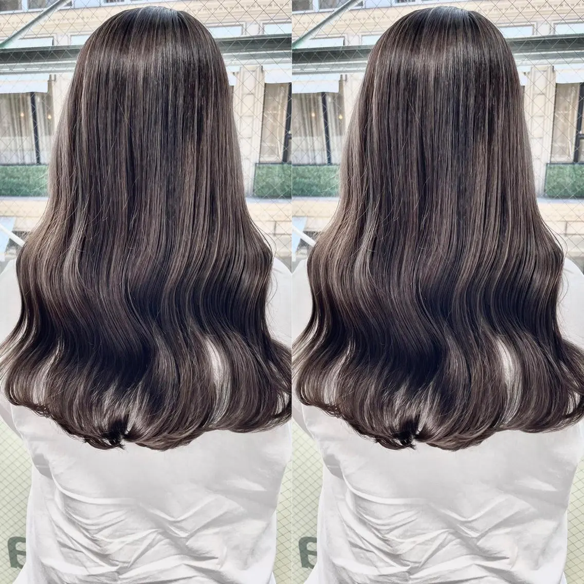 ロング カラー ヘアカラー 髪質改善will hairdesignのヘアスタイル