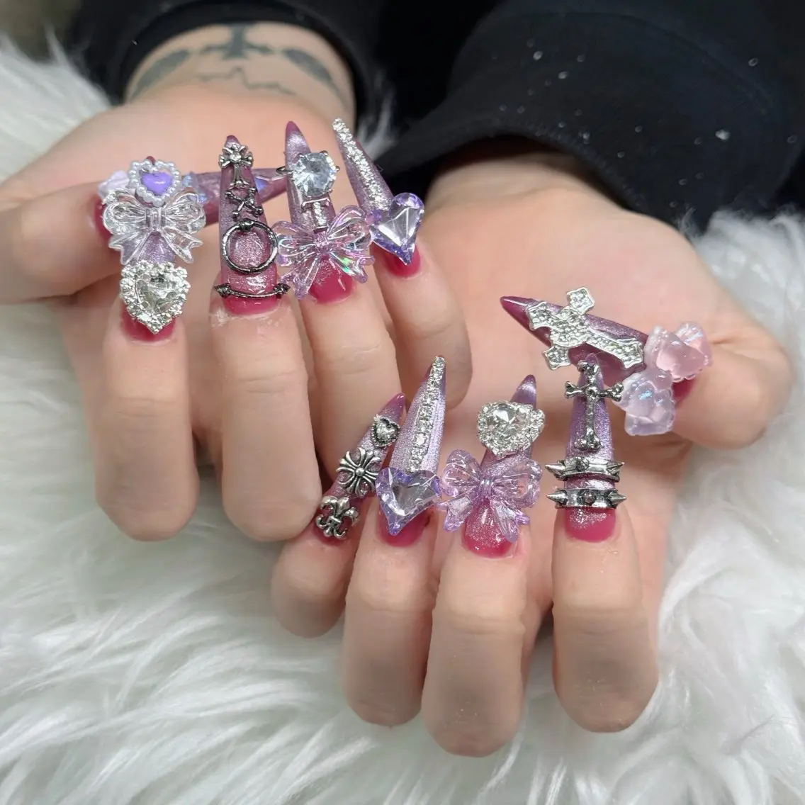 ネイル べっ甲ネイル チークネイル フラッシュネイル フラワーネイル フットネイル ハンドネイル Hani Nail Salonのネイルデザイン