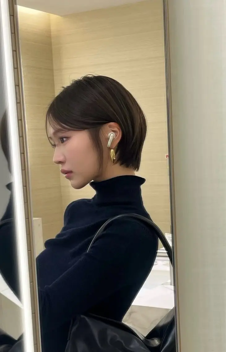 ショート 髪質改善 似合わせカット 期間限定｜青山｜ 美顔形成カットのヘアスタイル