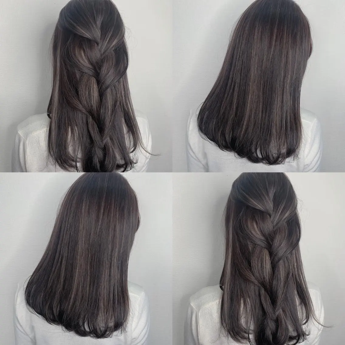 ロング ヘアカラー 袴田 伊代のヘアスタイル