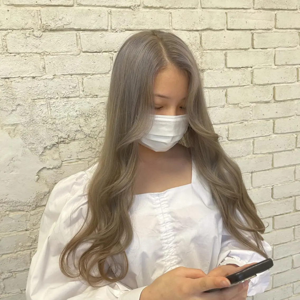 ロング カラー ヘアカラー 大阪韓国ヘア 🦋RINKAのヘアスタイル