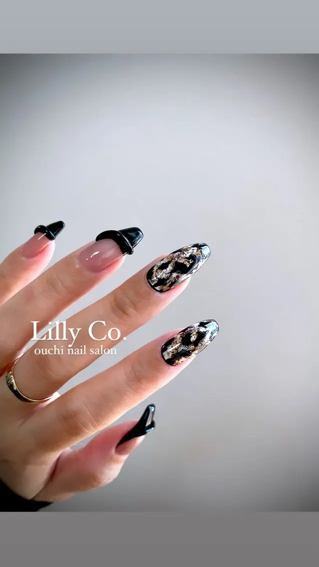 ネイル アニマル柄 ハンドネイル ハンドケア Lilly Co.のネイルデザイン