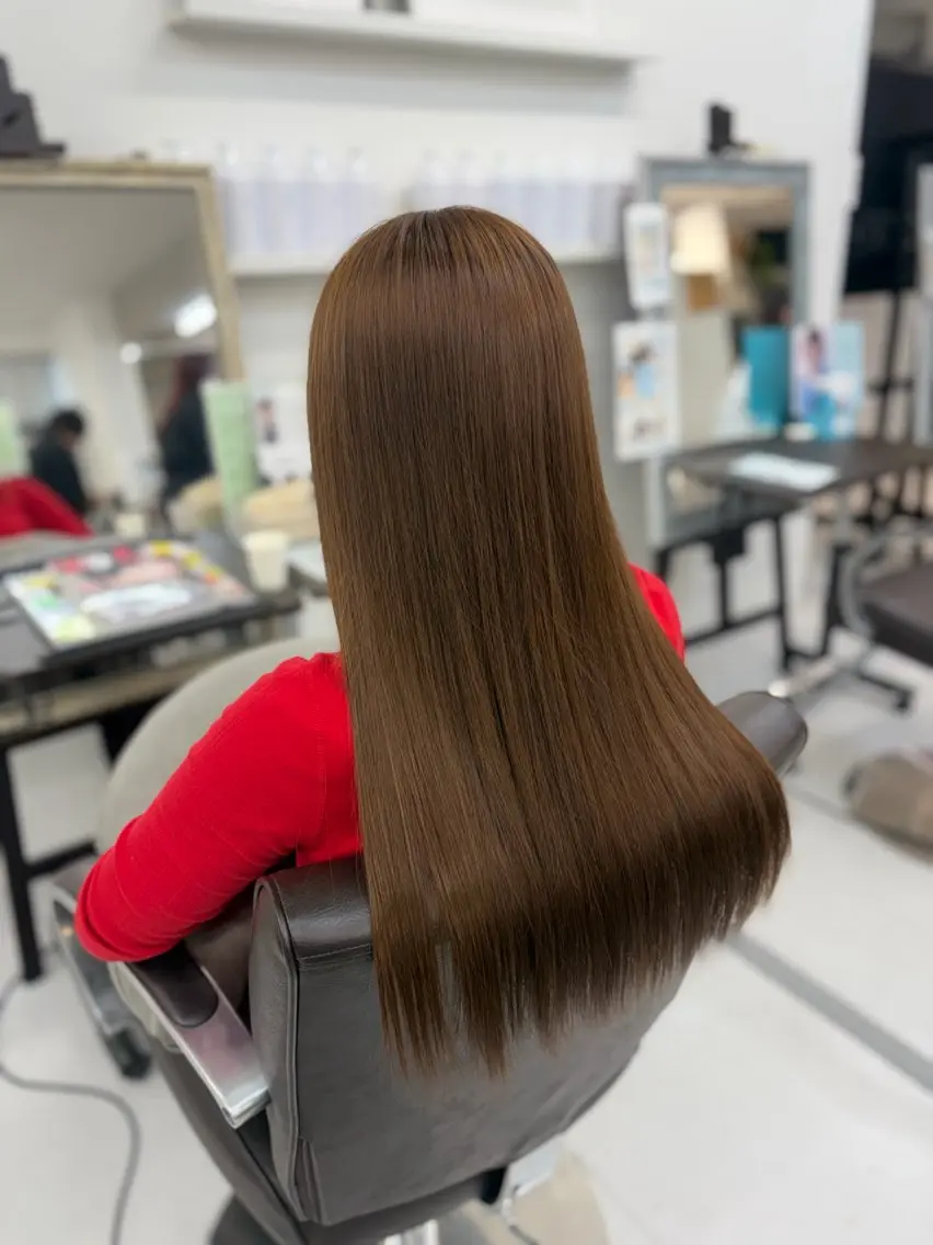 ロング カット ヘアカラー MANA透明感カラー /髪質改善/ボブのヘアスタイル
