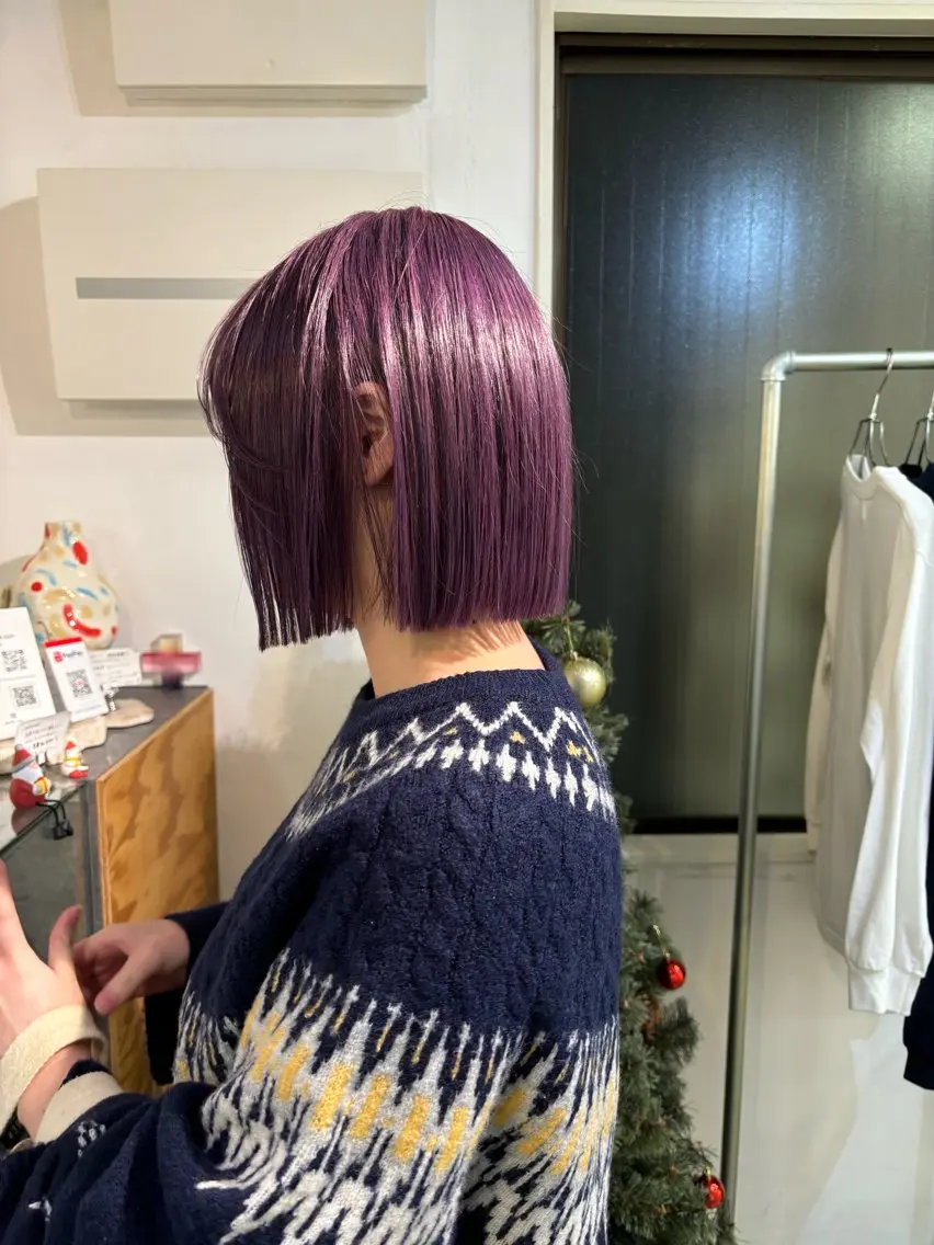 ミディアム カラー ヘアカラー sakura🌸 レイヤー/韓国ヘアのヘアスタイル