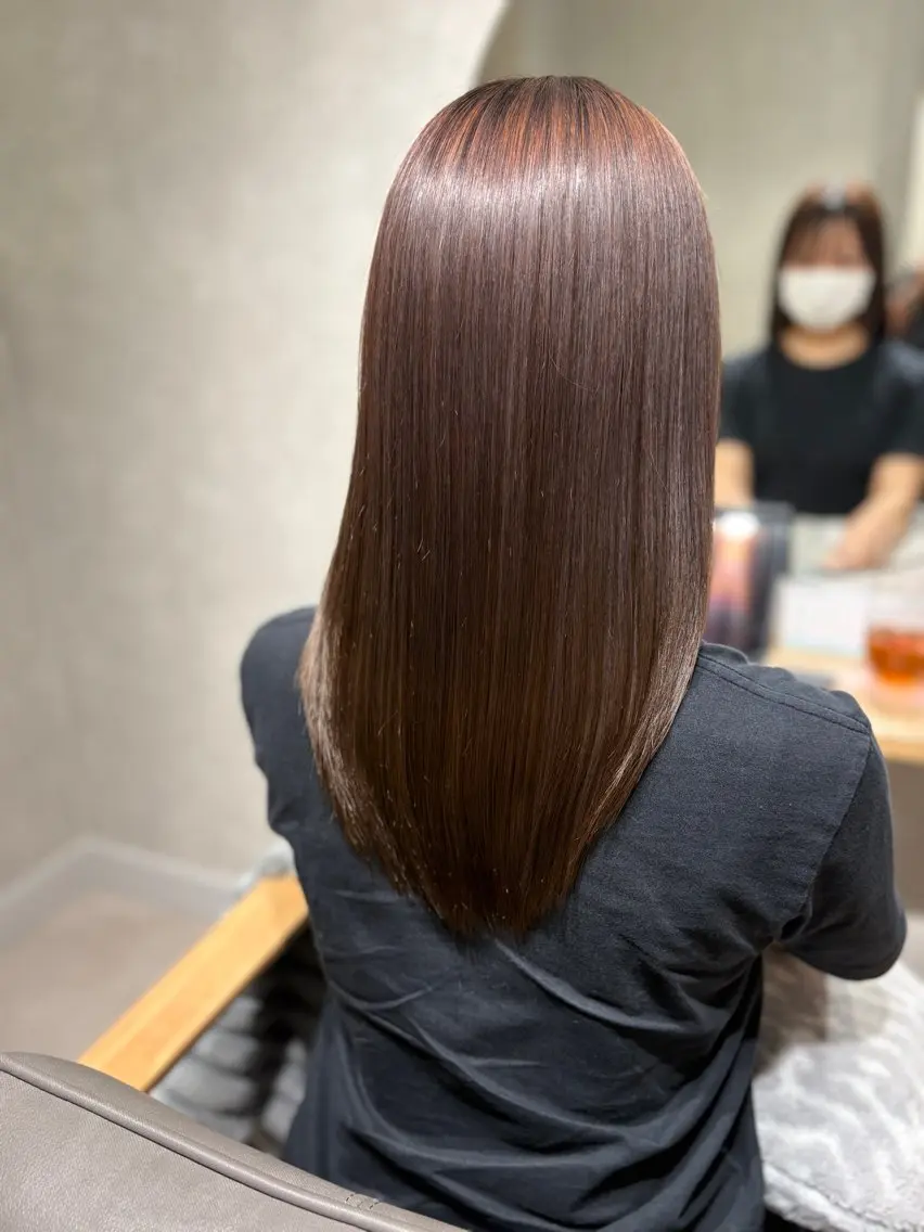 ロング 縮毛矯正 縮毛矯正 ✨NEW OPEN/ 美髪矯正/山田千里✨のヘアスタイル