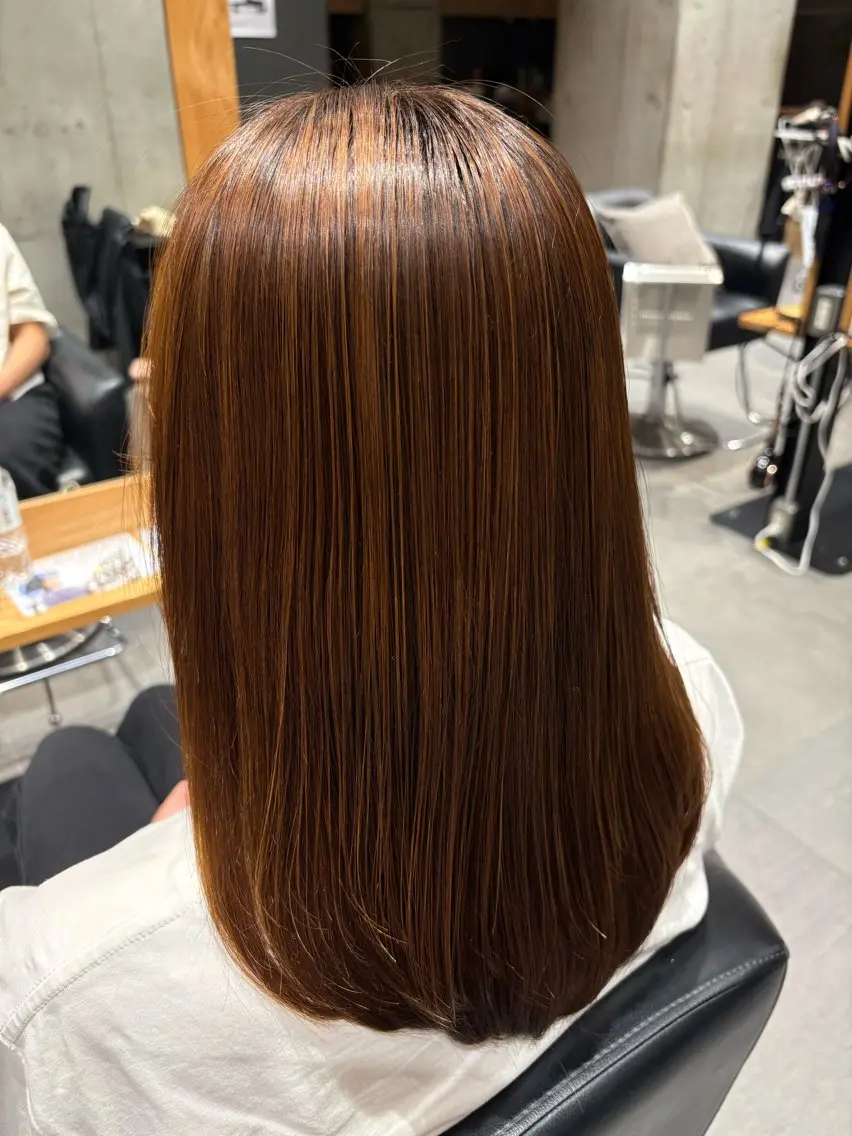 ロング トリートメント ヘアカラー トリートメント 眞鍋 瑠斗のヘアスタイル