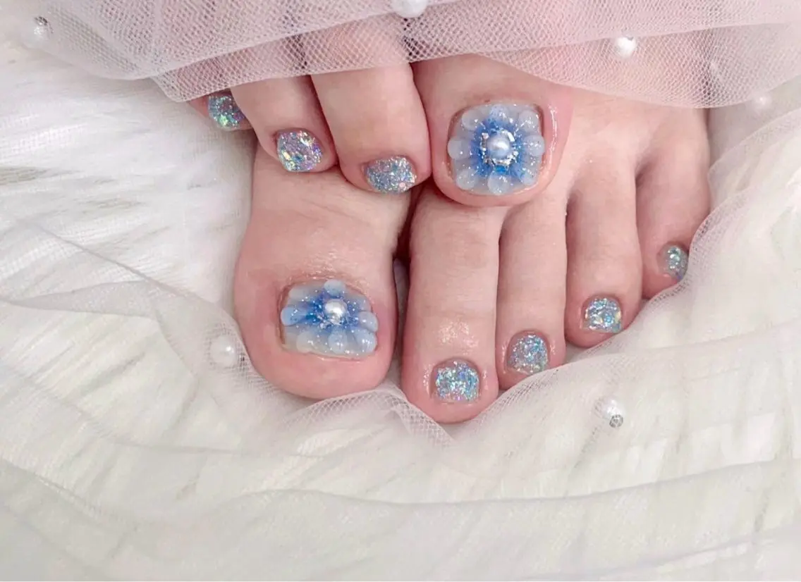 ネイル フットネイル ╹◡╹MimoEye lash🌻Nailのマツエク・マツパデザイン