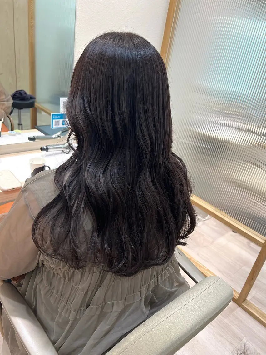 ロング カラー 透明感カラー くびれヘア 顔まわりレイヤー 髪質改善 韓国風ヘア shindo lisa🎀🪽のヘアスタイル