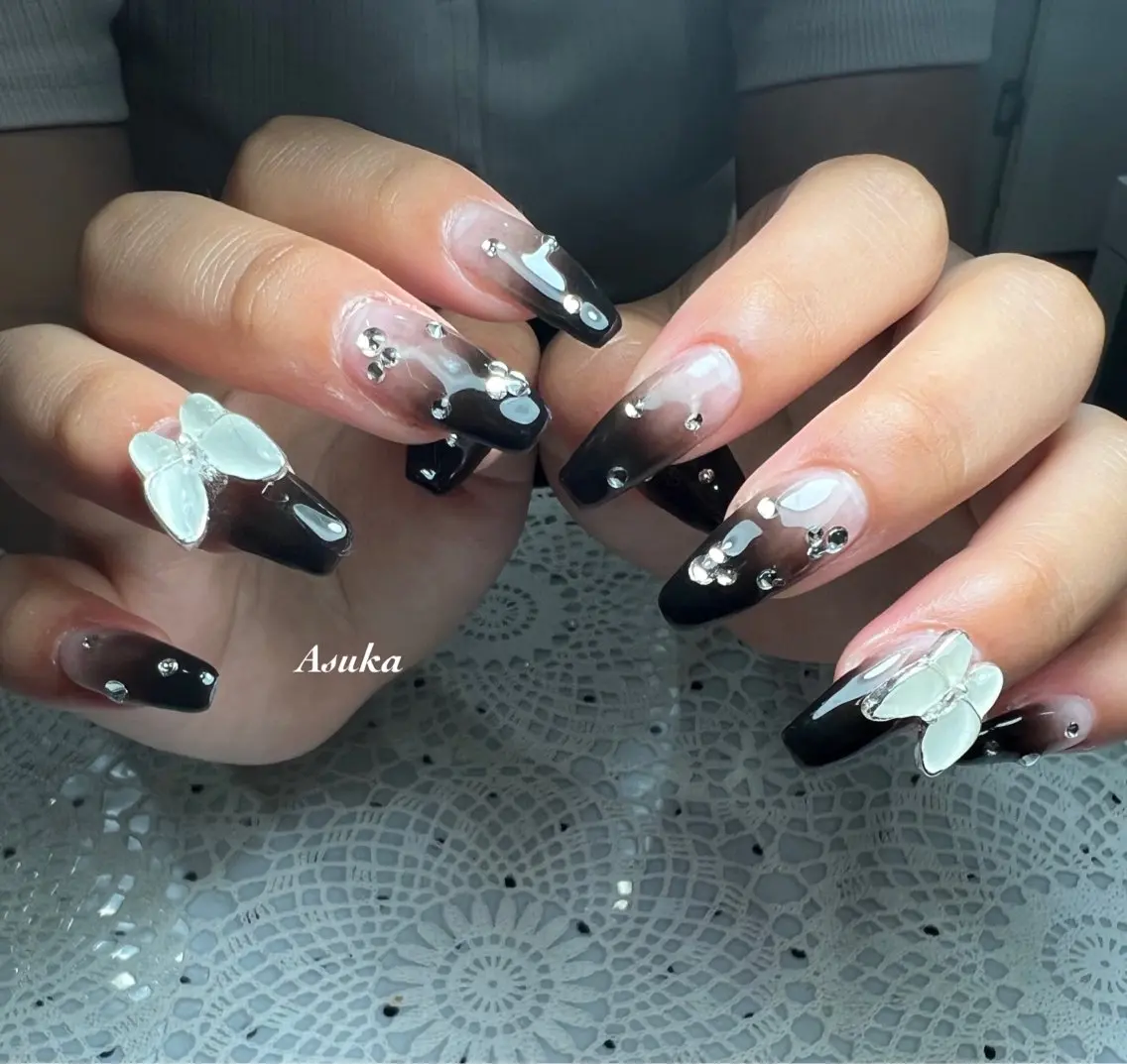 ネイル 長さ出し ワンホンネイル hills nail /Asukaのネイルデザイン