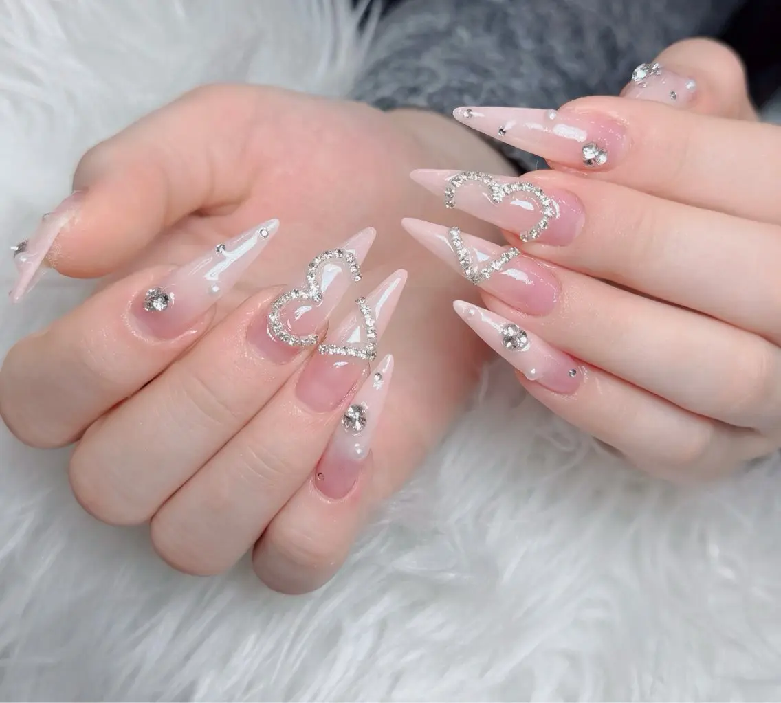 ネイル アートネイル 韓国ネイル 持ち込み ワンホンネイル ハンドネイル Lenie Nail Salonのネイルデザイン