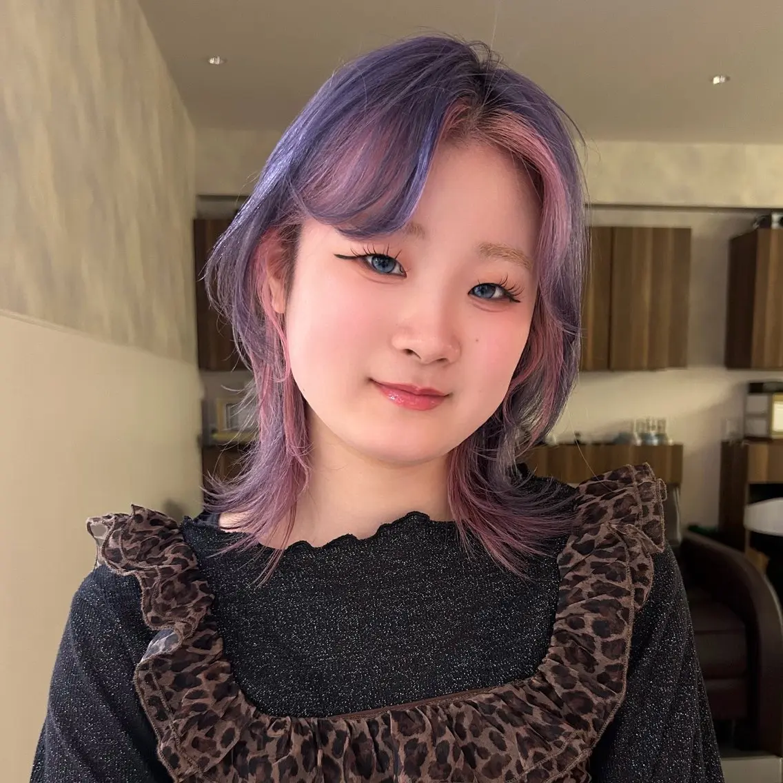 ミディアム カラー カット ヘアカラー トリートメント 横浜カラー/ブリーチ SAKI💫のヘアスタイル