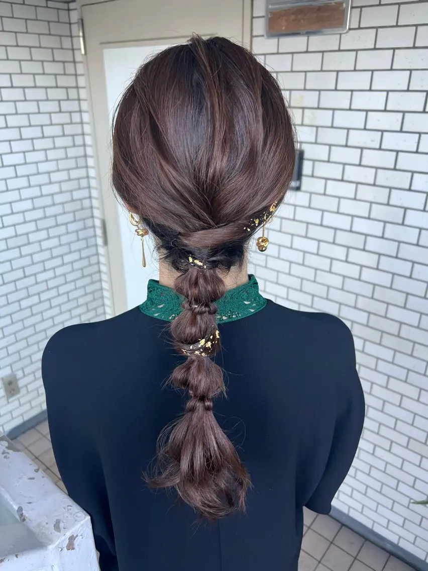 ヘアアレンジ 玉ねぎヘアー ヘアセット 大人可愛いヘアメイク 💋🧚♀️しずかのその他イメージ