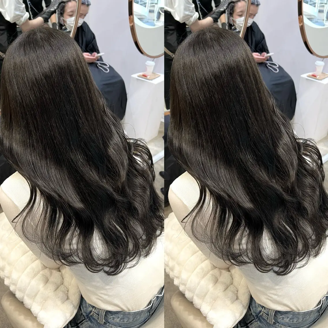 ロング カラー バレイヤージュ ブリーチ ケアブリーチ ダブルカラー ハイライトカラー 美髪コンシェルジュ✨ kyousukeのヘアスタイル